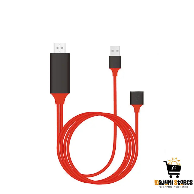 Three-in-One Type-C to HDMI Mobile Phone Projection Cable