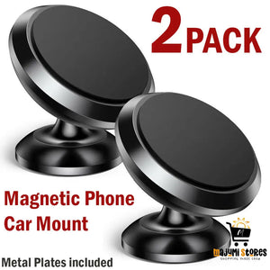 2 Pack Magnetic Car Phone Holder for iPhone and Android