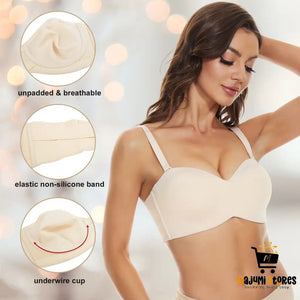 Seamless Invisible Push Up Bra