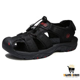 Outdoor Leather Sports Sandals for Men (Plus Size)