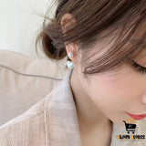 Love Pearl Stud Earrings
