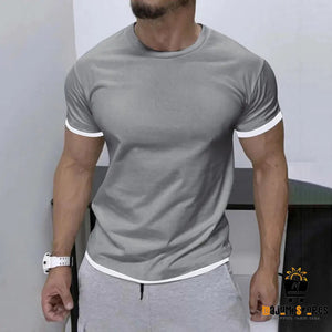 Sports Men’s T-shirt for Muscle Fitness