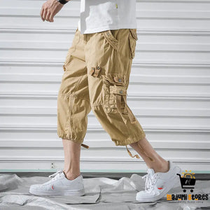Multi-pocket Workwear Shorts