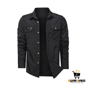 Quick-Dry Military Style Men’s Shirt