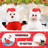 Reversible Santa Snowman Plush Toy