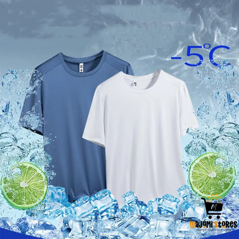 Men’s Summer Ice Silk Mosquito Prevention T-shirt