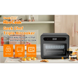 Steam Air Fryer Toast Oven Combo