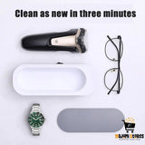 Ultrasonic Jewelry and Glasses Cleaner