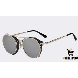 Vintage Flat Mirror Sunglasses