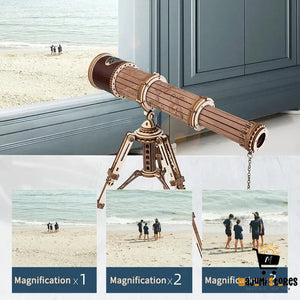 DIY Wooden Monocular Telescope
